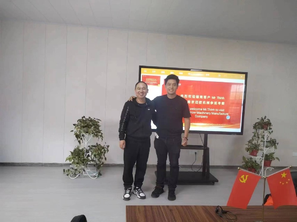 越南、印度客戶來我司參觀考察